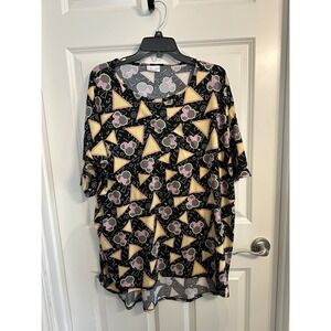 VTG Women's Disney LuLaRoe Irma Hi/Low Tunic Shirt/Top-Minnie Mouse Print-XL